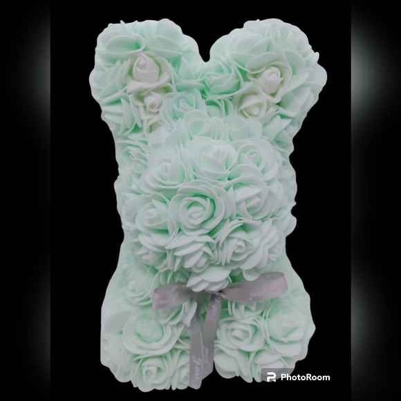 Always And Forever Faux Flower Bunny NIB - Picture 1 of 9